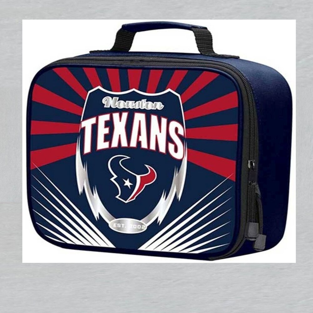 Houston Texans Lightning Style Insulated Lunch Bag
